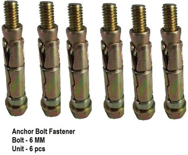 Elco Anchor Fasteners,Size 6 Mm Hex Nut Sleeve Anchor