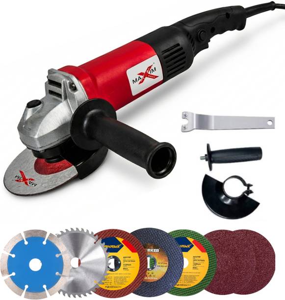 RanPra 100% COPPER ARMATURE LONG HANDLE HEAVY DUTY ANGLE GRINDER Angle Grinder