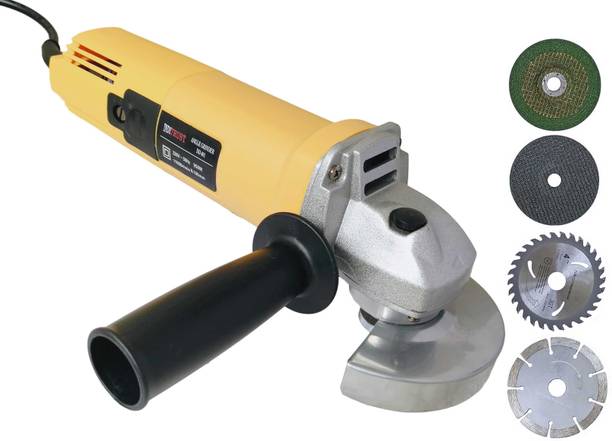 Inditrust 950W Angle grinder machine & 4type (Marble, Wood, Cut-off, Grinding )wheel Angle Grinder