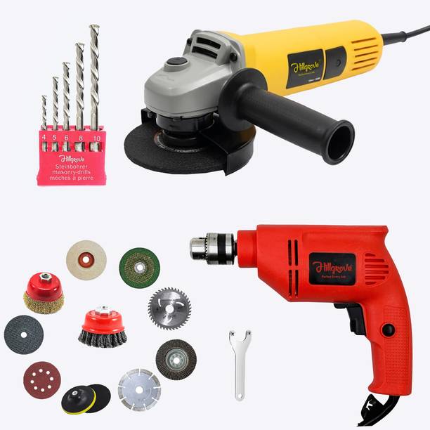 Hillgrove HGCM1449M1 Hand Angle Grinder Drill Wall Cutter Grinding Glender Cutting Machine Angle Grinder