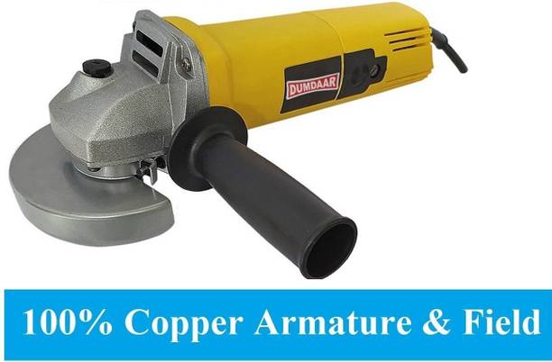 DUMDAAR Yellow 950W Electric Angle Grinder Machine with 100% copper Angle Grinder