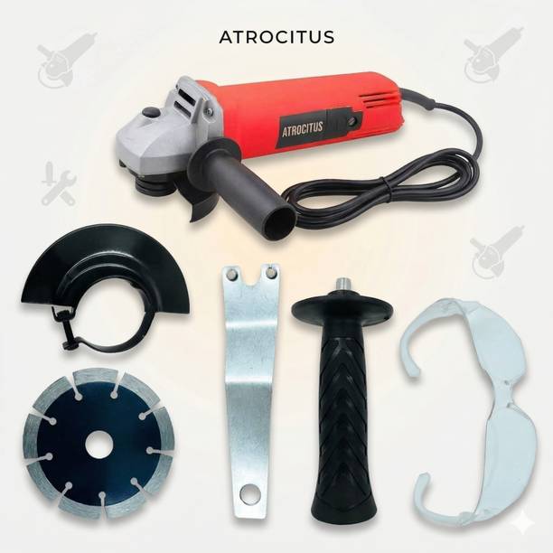 Atrocitus ATR198_Angle Grinder(100 mm Wheel Diameter) With Marble Cutting & Goggles Angle Grinder