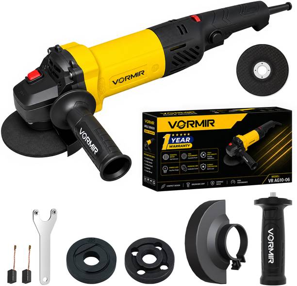 iBELL VORMIR VR AG10-06 Angle Grinder,1100W Heavy Duty, 100mm/4" Disc Dia, 11000 RPM, Angle Grinder
