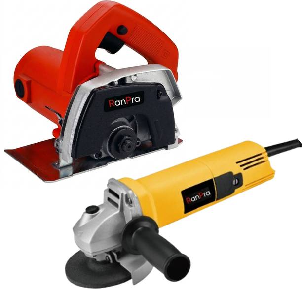 RanPra Combo 801 Angle Grinder With CM4SA Marble Cutter Machine For Heavy Duty Use | Angle Grinder