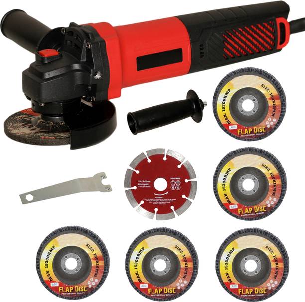 Digital Craft Angle Grinder 801PRO,5Pc 4"Inch Flap Disc,4Inch Marble Cutting Blade Angle Grinder