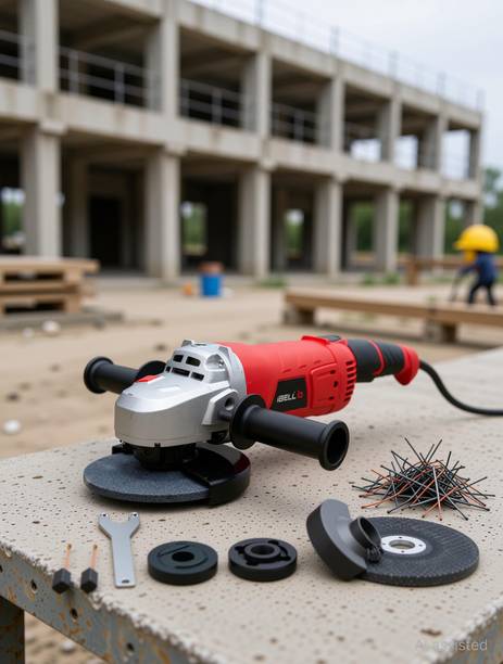 iBELL AG18-24 Heavy Duty Electric Grinding Machine,2400W,8500 RPM,180mm(7inch) Disc Angle Grinder