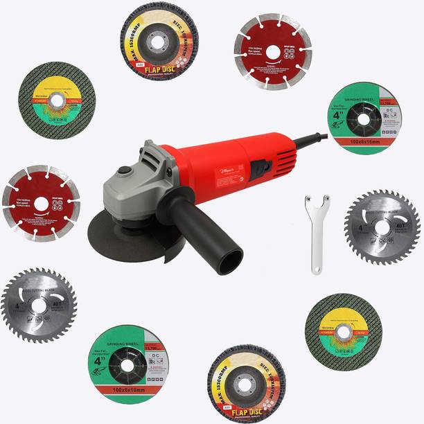 Hillgrove HGCM1356M1 850W 100% Copper Winding Hand Angle Grinder Wall Cutter Grinding Angle Grinder