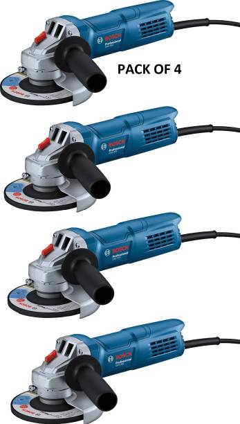 BOSCH GWS 800 Corded Electric Angle Grinder, M10, 800W, 100 mm, Pack of 4 Angle Grinder