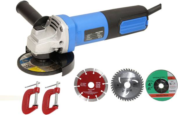 Digital Craft Angle Grinder Machine M712,3 IN 1 Cutting Wheel,2' G Clamp Angle Grinder