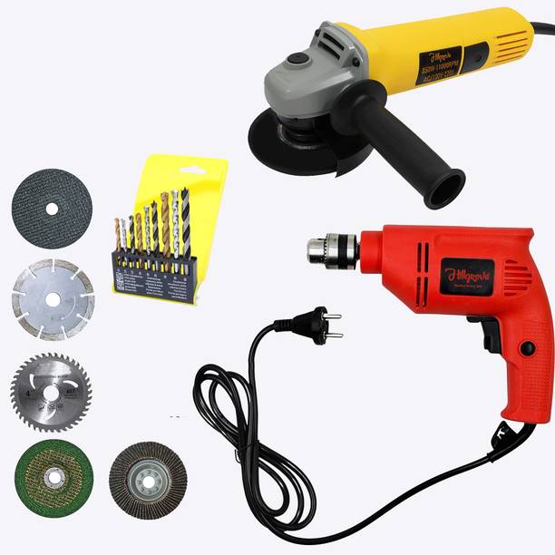 हिल्ग्रोव HGCM1384M1 850W 100% Copper Hand Grinding Angle Grinder Cutter Cutting Machine एंगल ग्राइंडर