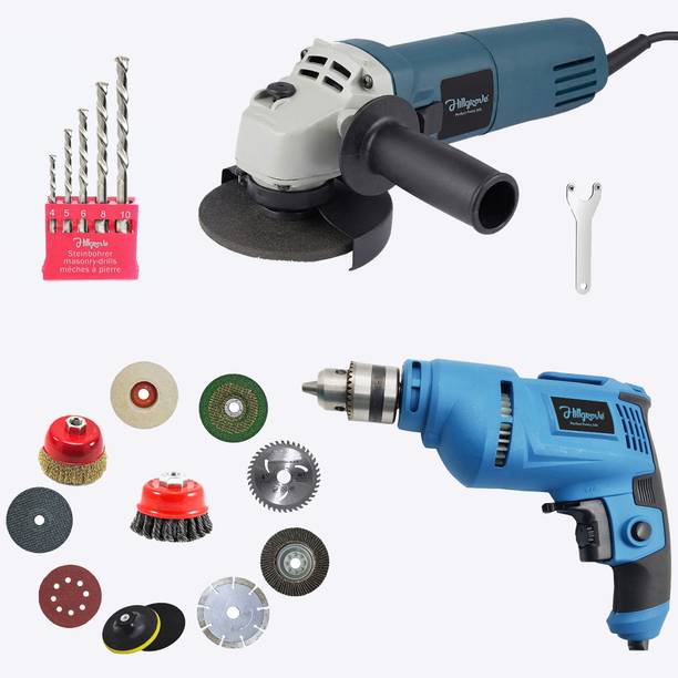 Hillgrove HGCM1455M1 Hand Angle Grinder Drill Wall Cutter Grinding Glender Cutting Machine Angle Grinder