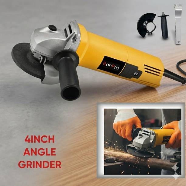 RanPra 4INCH ANGLE GRINDER | 100% COPPER ARMATURE 100/110MM ANGLE GRINDER Angle Grinder