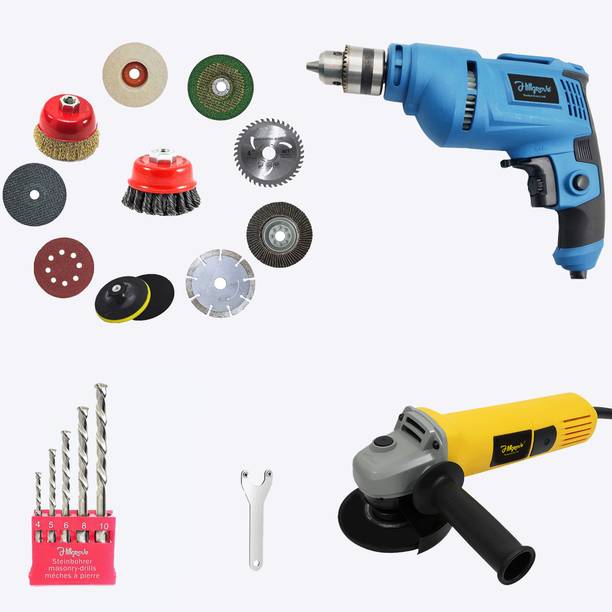 Hillgrove HGCM1443M1 Hand Angle Grinder Drill Wall Cutter Grinding Glender Cutting Machine Angle Grinder