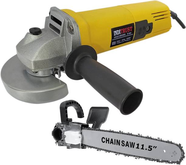 Inditrust new 950W Grinding machine & 11.5inch Chain Saw Bracket attachment Angle Grinder