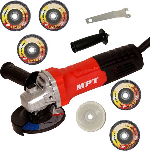 Digital Craft Angle Grinder MPT 800W,5Pc 4Inch Flap Disc,4Inch Felt Wheel Angle Grinder