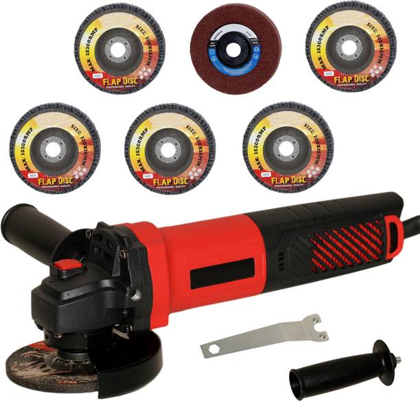 Digital Craft Angle Grinder 801PRO,5Pc 4"Inch Flap Disc,4"Inch Matt Wheel Angle Grinder