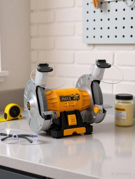 INGCO 150W Aluminium Bench Grinder, BG61502 Angle Grinder