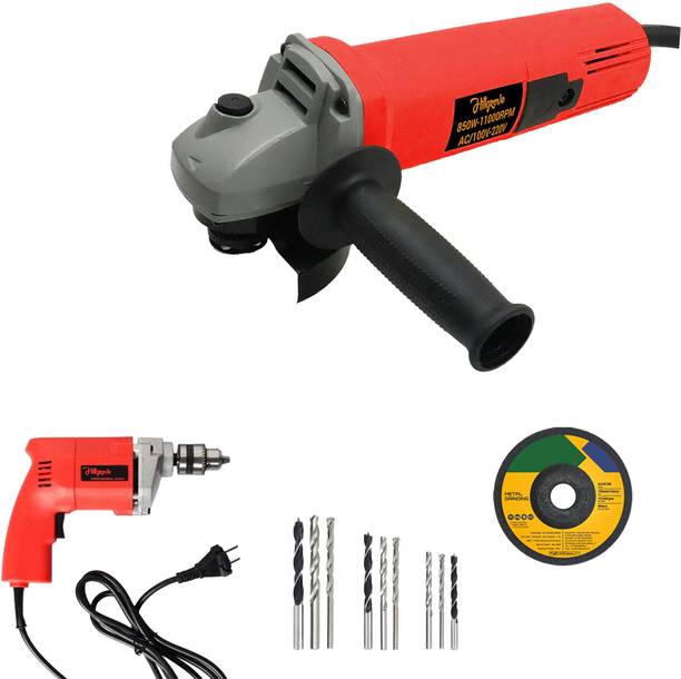 Hillgrove HGM923M3 4"inch Professional Heavy Duty Grinder with 10mm Power Drill Machine Angle Grinder
