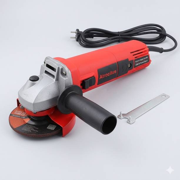 Atrocitus ATR68__100MMAG_ Angle Grinder(Red)__100MM_1200W_100% COPPER WINDING Angle Grinder