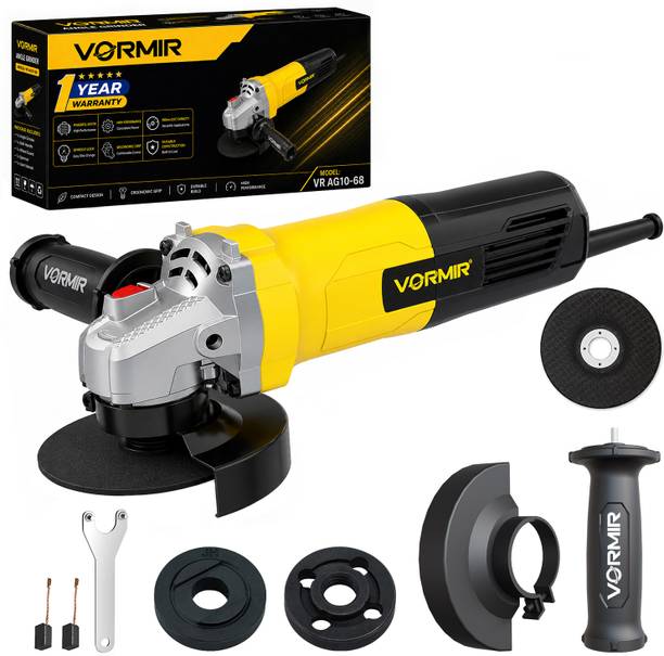 iBELL VORMIR VR AG10-68 Angle Grinder, 680W Heavy Duty, 100mm/4" Disc Dia, 11000 RPM, Angle Grinder