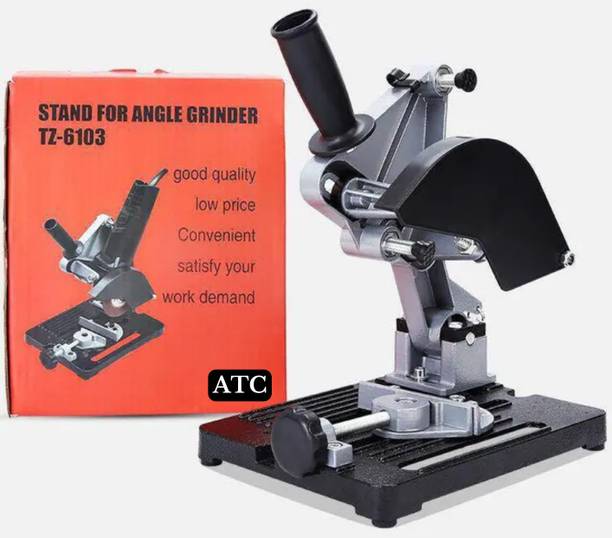 ATC Angle Grinder Machine Stand With Heavy Duty Cast Iron Base For 4"/5" Model. Angle Grinder
