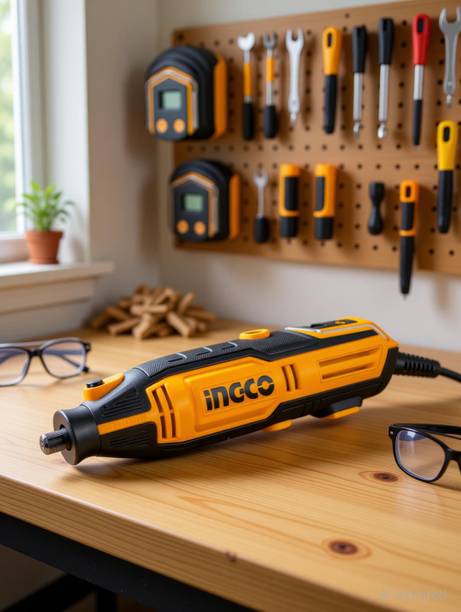 INGCO MG2008 Mini grinder with LCD display, LCD display With 149pcs accessories Angle Grinder