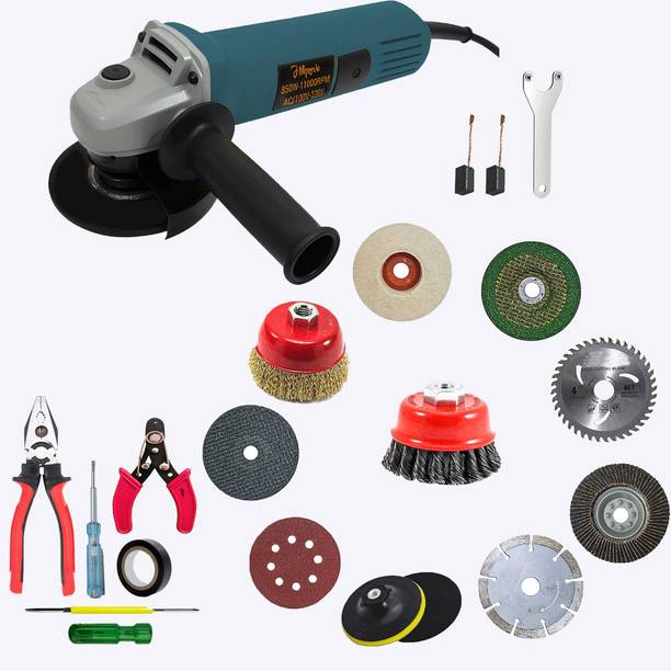 Hillgrove HGCM1360M1 850W 100% Copper Winding Hand Angle Grinder Wall Cutter Grinding Angle Grinder
