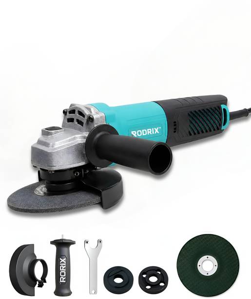 Rodrix RD11 Grinding Machine,11000RPM,1100W Heavy Duty,100mm Copper Armature Angle Grinder