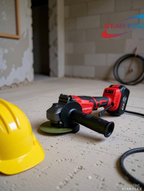 STARFLEX MPT SF-HD-CAG-21V HEAVY DUTY CORDLESS GRINDER WITH 21V LITHIUM ION BATTERY,CHARGER Angle Grinder