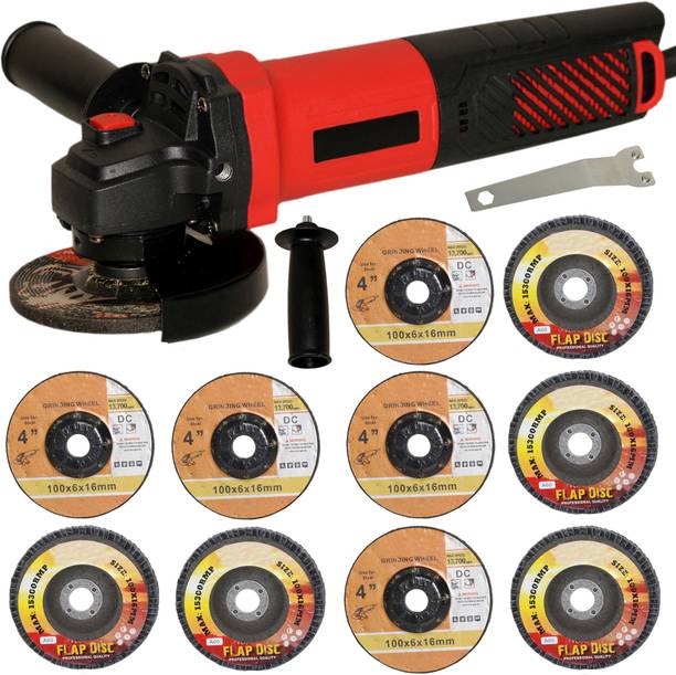 Digital Craft Angle Grinder 801PRO,5Pc 4"Inch Flap Disc,5Pc 4Inch Metal Grinding Wheel Angle Grinder