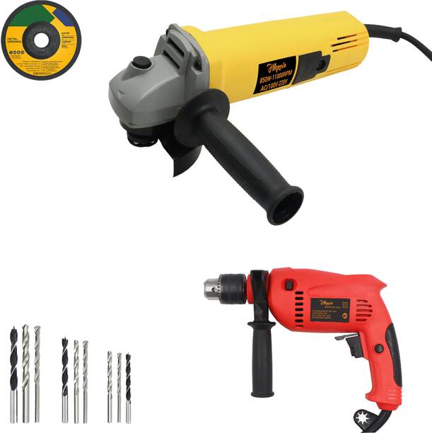 Hillgrove HGCM897M2 4"inch Professional Heavy Duty Grinder with 13mm Power Drill Machine Angle Grinder