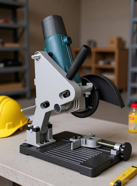 Turkish Heavy Duty 4"/5" Angle Grinder Stand with Cast Iron Base. Angle Grinder