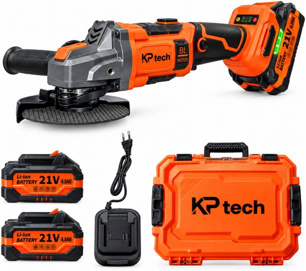 KP TECH 21V Cordless Angle Grinder 100mm | Brushless Motor Angle Grinder