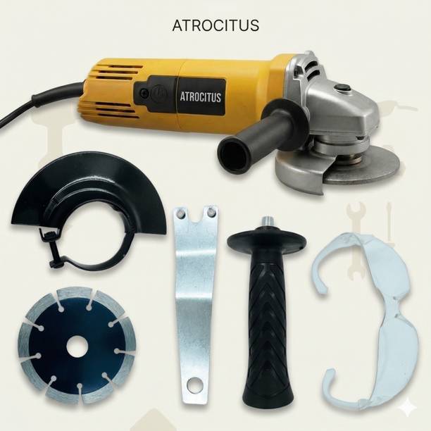 Atrocitus ATR231_AngleGrinder(CopperArmature)With MarbleCutting(100mm)&Goggles Angle Grinder