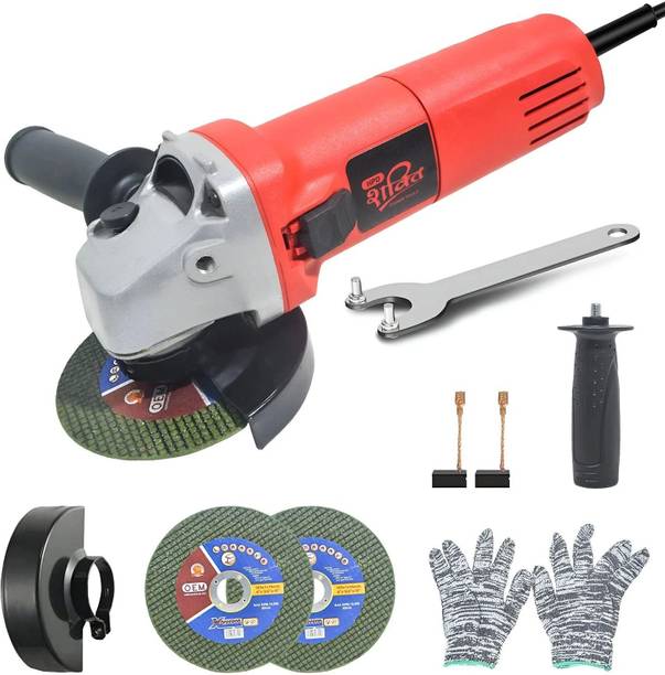 HPD Shakti 4inch /100mm 6-100 Full Copper Motor Grinder with 2 Free Cutting Wheel Angle Grinder