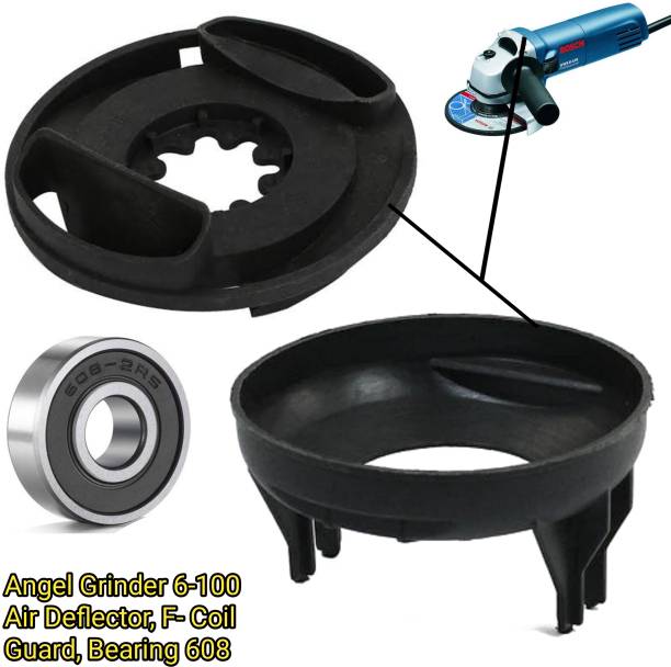TMX Bosch Spares (Air-Deflector Ring, Coil Guard,608 bearing Bosch GWS 6-100) Angle Grinder