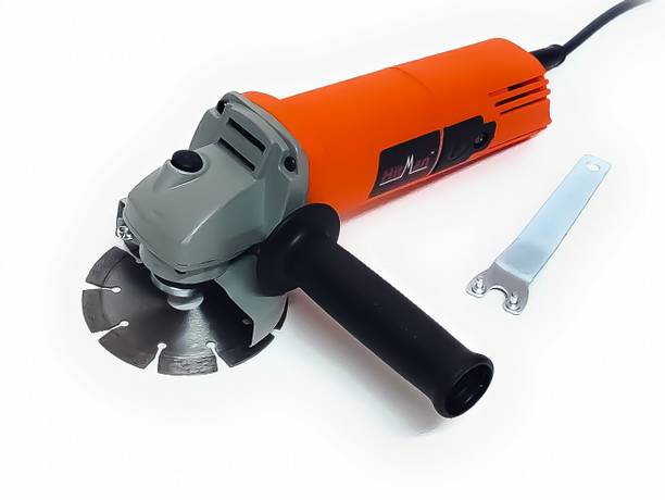 Hitman H-801 Heavy Duty Machine with 1 high quality 4-inch Marble Cutting Blade for cutting grinding buffing application (850 Watt & 11000 RPM) Angle Grinder