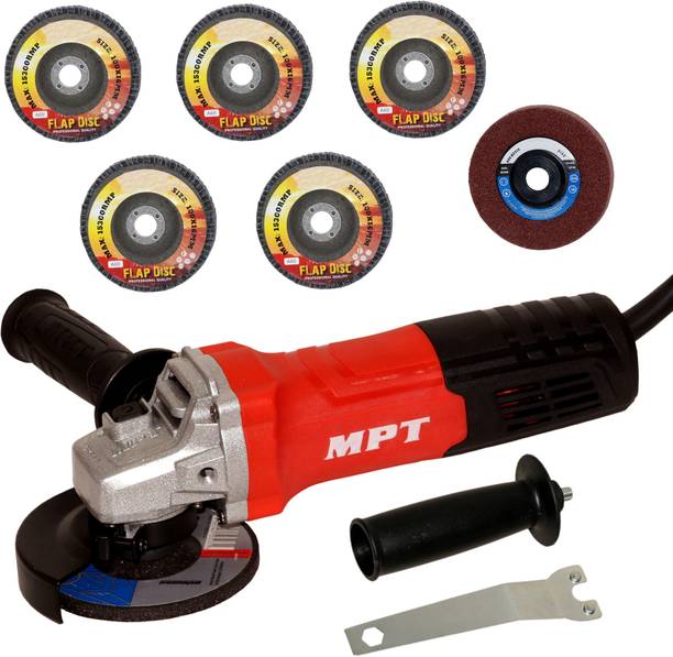 Digital Craft Angle Grinder MPT 800W,4Inch Matt Wheel,5Pc 4Inch Flap Disc Angle Grinder