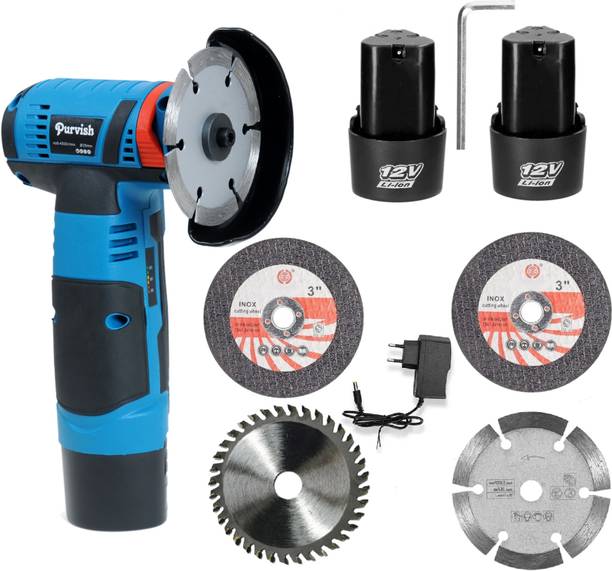 Flipkart SmartBuy 3 inch Cordless Angle Grinder – Compact Design with 2 Rechargeable Battery Angle Grinder