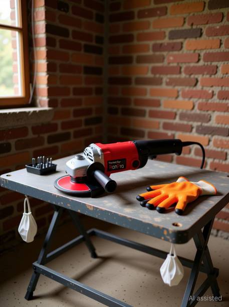 RanPra 5INCH / 125MM ANGLE GRINDER | 26MM ROTARY HAMMER DRILL Angle Grinder