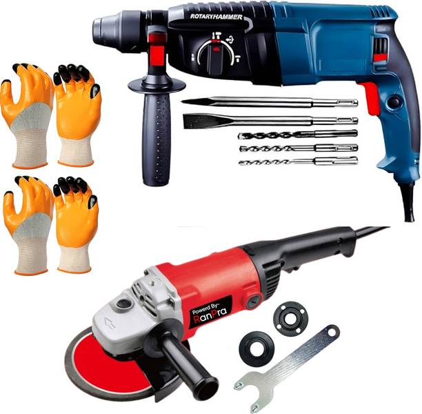 RanPra 5INCH / 125MM ANGLE GRINDER | 26MM HAMMER MACHINE Angle Grinder