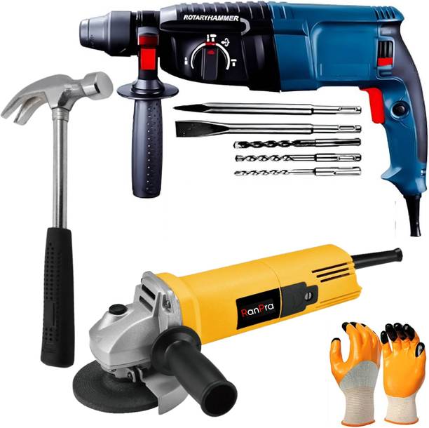 RanPra 4INCH /100/110MM ANGLE GRINDER | 26MM HAMMER MACHINE| CLAW HAMMER Angle Grinder