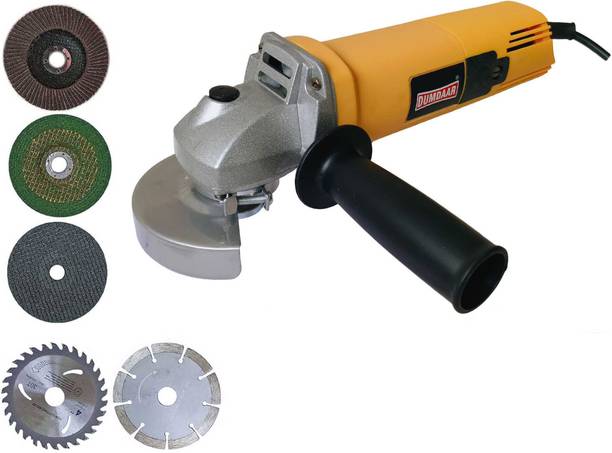 DUMDAAR 950W DM801 Electric angle grinder machine with Multi type 4inch 5pc wheel Angle Grinder