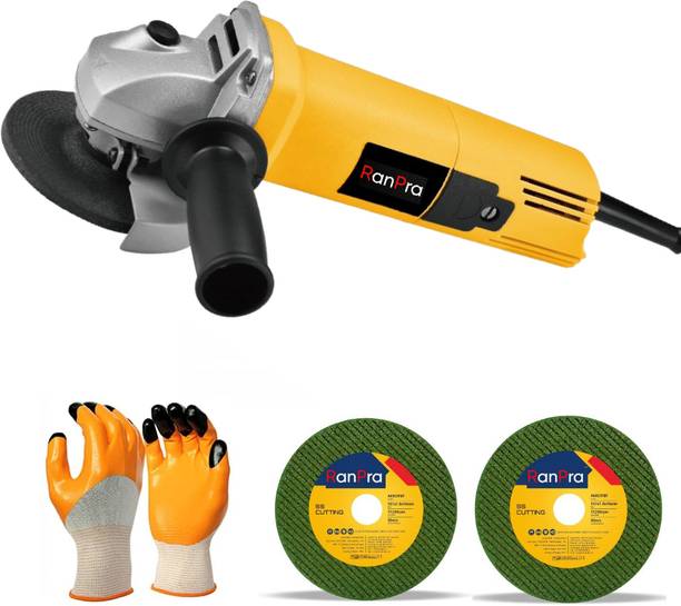 RanPra 4 INCH COPPER ARMATURE ANGLE GRINDER WITH 2 CUTTING BLADE Angle Grinder