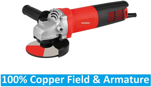 Sauran Powerful Heavy Duty 900W Copper Armature Extra Stability Angle Grinder (AGM43) Angle Grinder