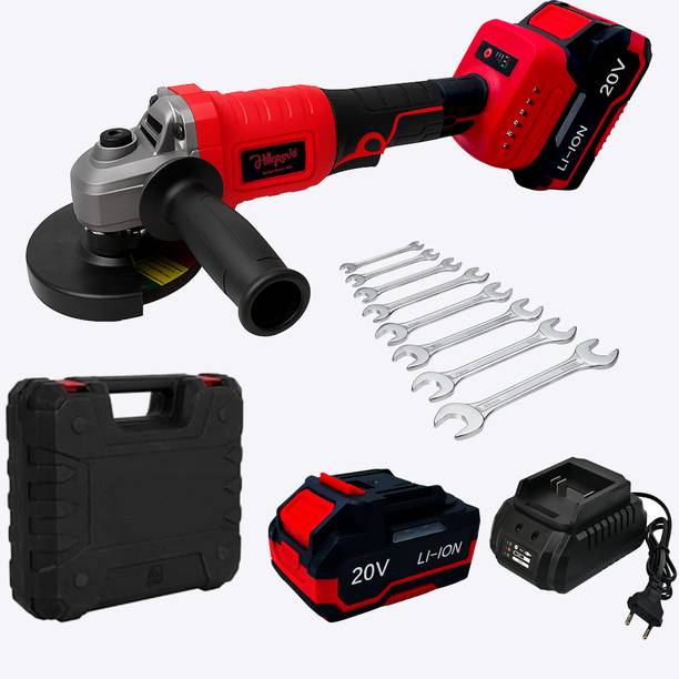 Hillgrove HGCM1468M1 Cordless Hand Battery Grinding Angle Grinder Cutter Cutting Machine Angle Grinder