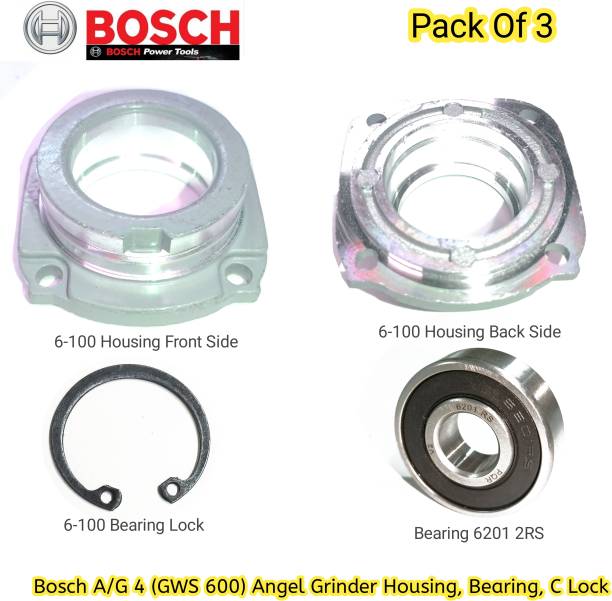 luckyParts Bosch Angle Grinder GWS600 Spare Parts Housing, Bearing, C Ring_PACK OF 3 Angle Grinder