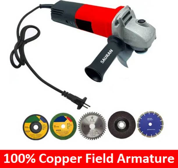 Sauran 801 Grinder Machine With TCT,Marble,Cut of,DC,Flap (HAG86) Angle Grinder