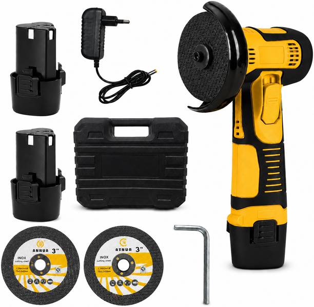 Tazomi grinder machine with 2 Cutting Disc for Cutting, Polishing Tiles Wood Grinder Angle Grinder