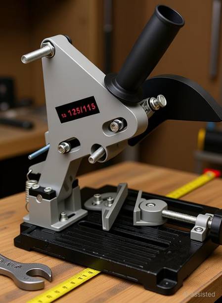 RanPra Heavy-Duty Angle Grinder Stand – Secure & Stable Cutting Support Bracket Angle Grinder